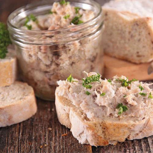 Le lot de 2 "Tartinade de Foie Gras de Canard et Magret Fumé", 2x 100g - ETE1