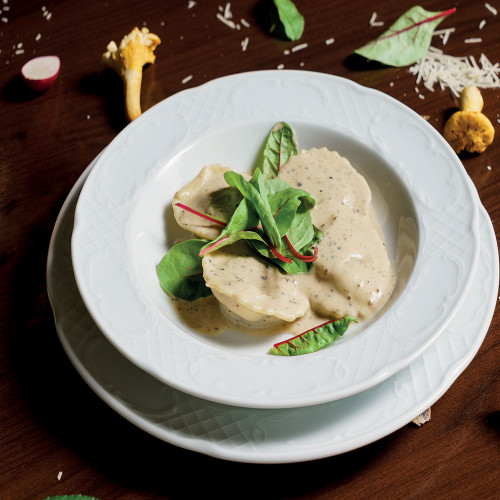 Les Raviolis aux Girolles Persillés Sauce au Foie Gras - 350 g - ETE1