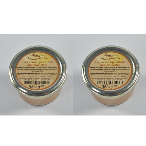 Le lot de 2 "Crème Spéculoos Noisette" - 2 x 85 g - ETE1