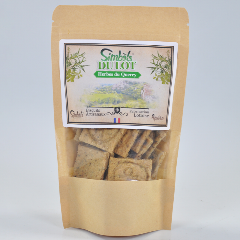 Les Biscuits salés aux herbes de Provence, 80g -ETE1