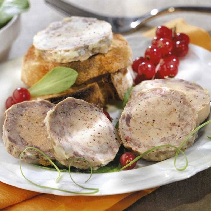 Lots de 4 médaillons de Chevreuil au Foie de Canard (20 % Foie Gras de Canard), 4x100g - RENT