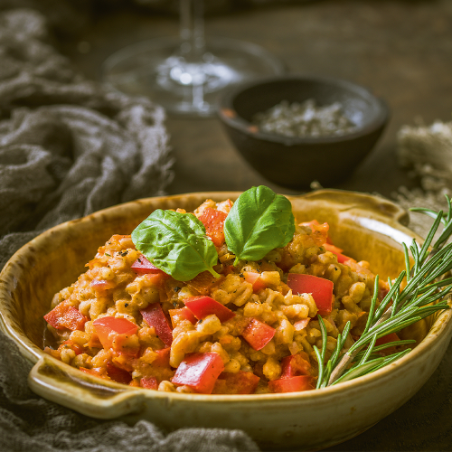 Lot de 2 " Risotto de Petit Épeautre aux Légumes de Potager" ,2 x 400 g - RENT