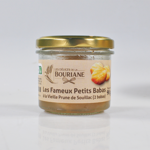 Le Lot de 2 "Les Babas à la Vieille Prune de Souillac", 2x 90g - RENT