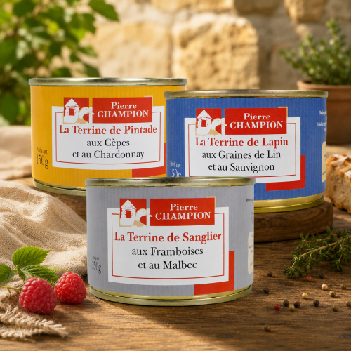 Lot de 3 Terrines, 3x 150g - WFN