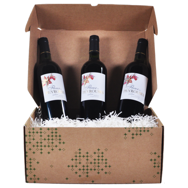 Le Lot de 3 "Bouteille de Gaillac,Fleur de Pérouses", 3x 75cl - WFN