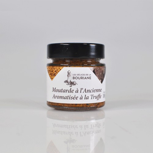 La Moutarde à l'Ancienne Aromatisée à la Truffe - WFQ