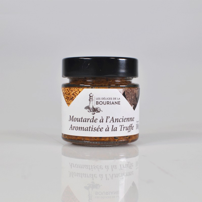 La Moutarde à l'Ancienne Aromatisée à la Truffe - WFQ