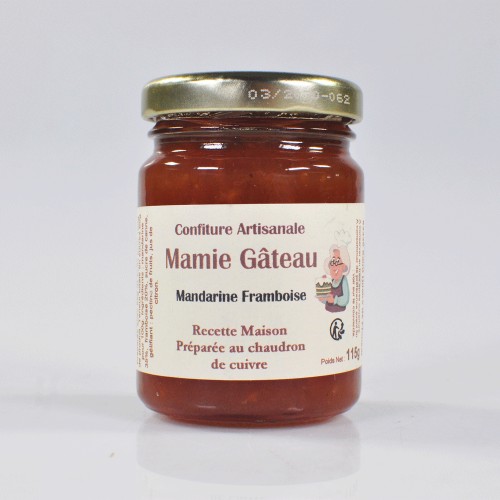 Confiture Mamie Gâteau Mandarine Framboise, 115g - CAT