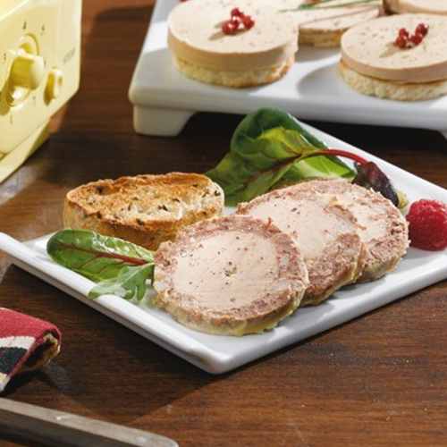Le lot de 2 "Le Merveilleux" Pâté Rustique au Foie de Canard, Magret de Canard et Jus de Truffes - 2 x 65g - WAJ