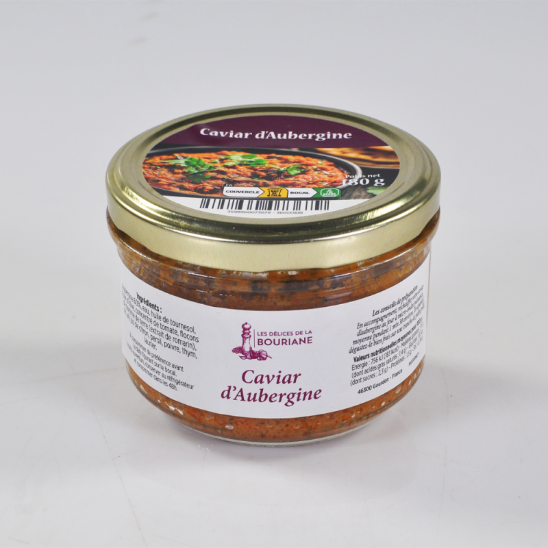 Le Caviar d'Aubergine, 180g - WAJ