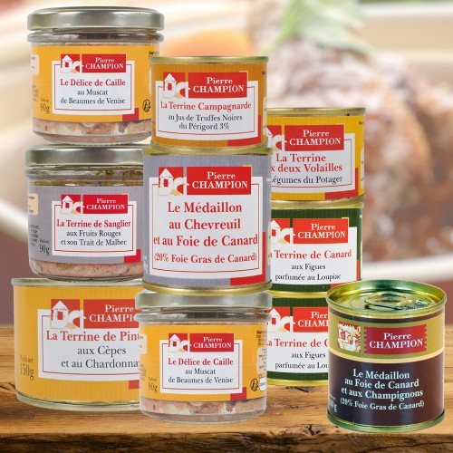 COLIS 10 TERRINES D'AUTOMNE, 880g - WFP