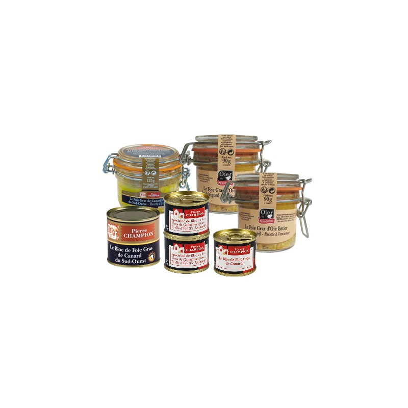 Votre Colis " Farandoles de Foie Gras des Fêtes"