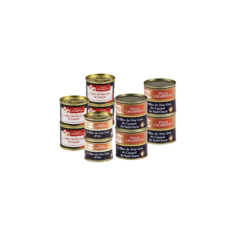 Votre Colis " Grand Assortiment de Foie Gras"